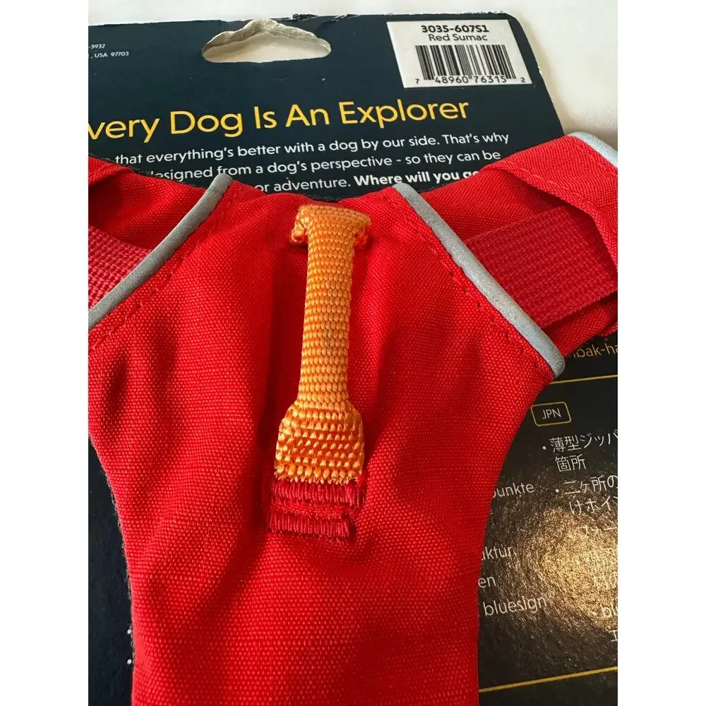 Ruffwear switchbak, dog harness XSsize red